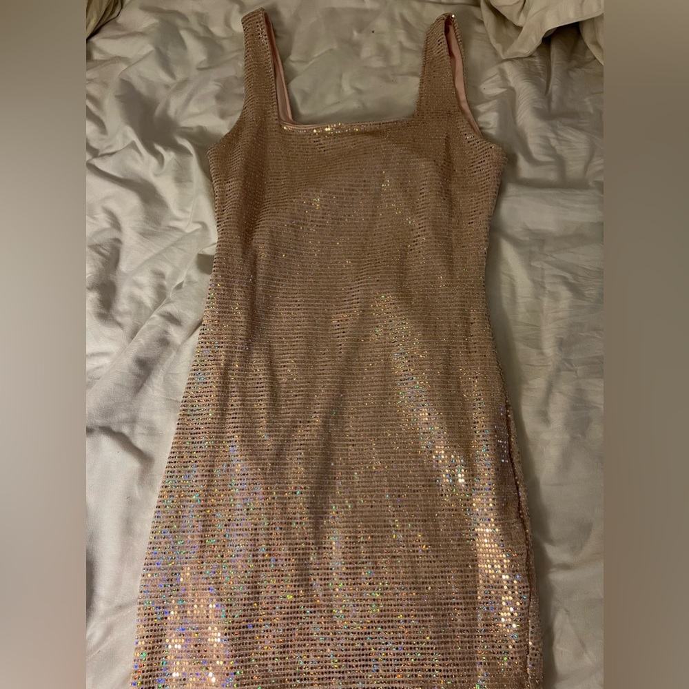 Pink party dress